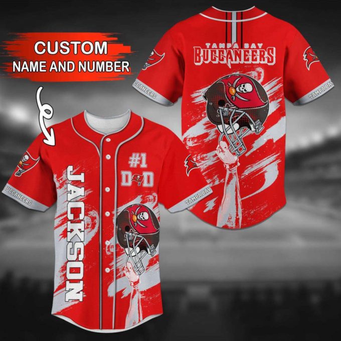 Tampa Bay Buccaneers Personalized Baseball Jersey 2