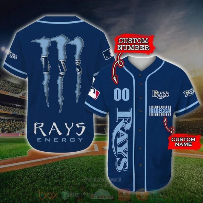 Tampa Bay Rays Baseball Jersey Personalized Bj0045 2