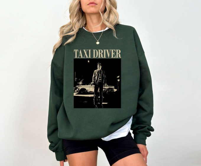 Taxi Driver Movie T-Shirt Taxi Driver Movie Taxi Driver Shirt Taxi Driver Hoodie Taxi Driver Tee Casual Unisex T-Shirt 3