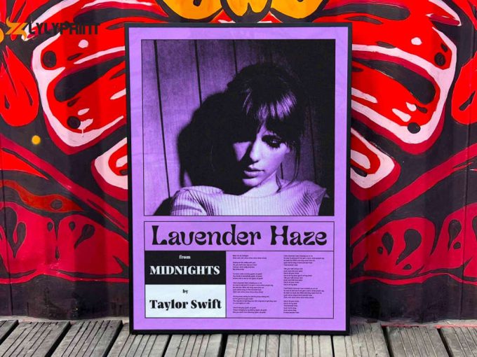 Taylor Swift &Amp;Quot;Lavender Haze&Amp;Quot; Album Cover Poster #9 1