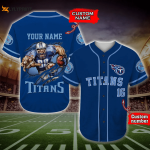 Tennessee Titans Personalized Baseball Jersey