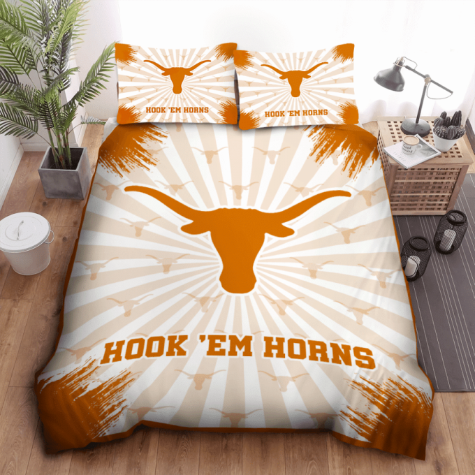 Texas Longhorns Duvet Cover Bedding Set - Perfect Gift For Fans Bd861 2