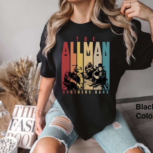 Allman Brothers Band Retro Vintage T-Shirt: Music Shirt & Gift Tee