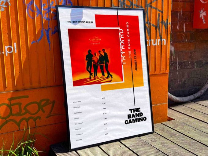 The Band Camino &Quot;Tryhard&Quot; Album Cover Poster #3 2