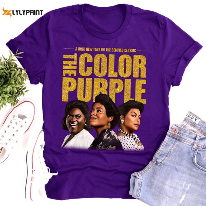 The Color Purple Movie 2023 T Shirt, Movie Remake Tee, Black Girl Magic Sweatshirt, Classic Movie Lover Hoodie Gift For Family 1