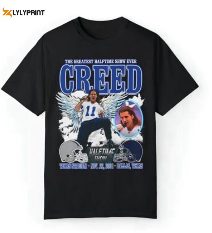 The Greatest Halftime Show Ever Creed Shirt Sweatshirt Hoodie, For Men Women 1