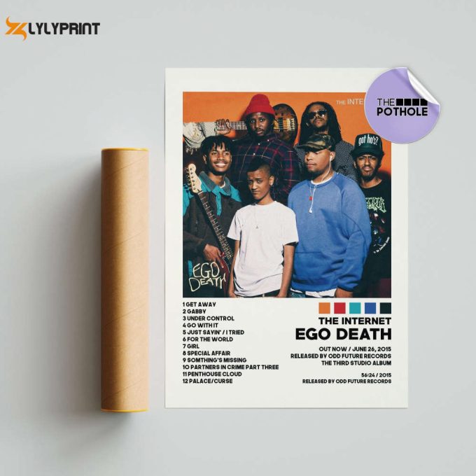 The Internet Posters / C Poster / Tracklist Album Cover Poster Print Wall Art, Custom Poster, Ego Death, The Internet