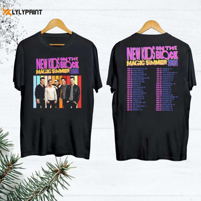 The Magic Summer Tour 2024 New Kids On The Block Shirt, For Men Women 1