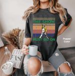 The Show Must Go On Freddie Retro Vintage Comfort Colors T-Shirt, Funny Queen Band Shirt, Music Shirt, Gift Tee For You And Your Friend 2024