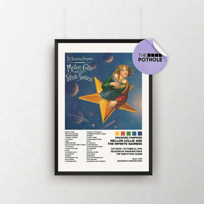 The Smashing Pumpkins Posters, Mellon Collie And The Infinite Sadness Poster, Album Cover Poster, Poster Print Wall Art, Custom Poster 2
