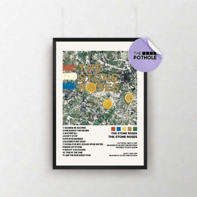 The Stone Roses Posters / The Stone Roses Poster / Album Cover Poster, Print Wall Art, Custom Poster, Home Decor, The Stone Roses 2