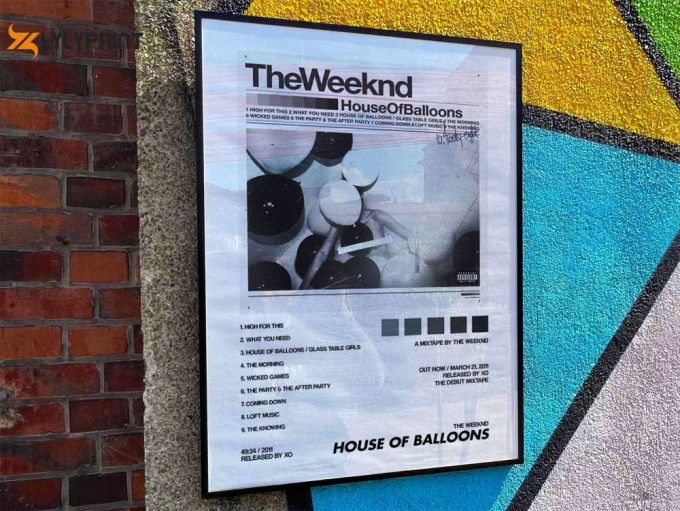 The Weeknd &Amp;Quot;House Of Balloons&Amp;Quot; Album Cover Poster #2 1