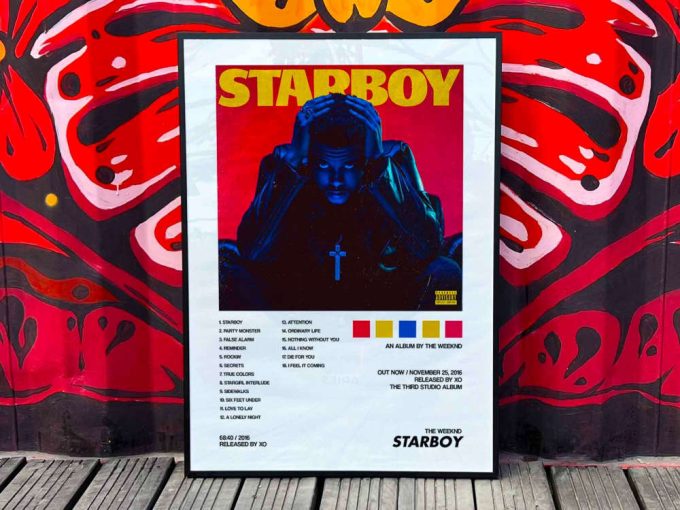 The Weeknd &Quot;Starboy&Quot; Album Cover Poster #2 2