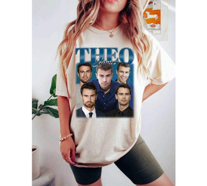 Theo James T-Shirt Theo James Shirt Theo James Tees Theo James Sweater Vintage Movie Vintage Unisex T-Shirt 3