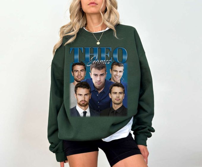 Theo James T-Shirt Theo James Shirt Theo James Tees Theo James Sweater Vintage Movie Vintage Unisex T-Shirt 4