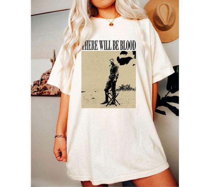 There Will Be Blood T-Shirt There Will Hoodie There Will Sweater Vintage Shirt Retro T-Shirt Spooky Sweatshirt Short Sleeve Shirt 4