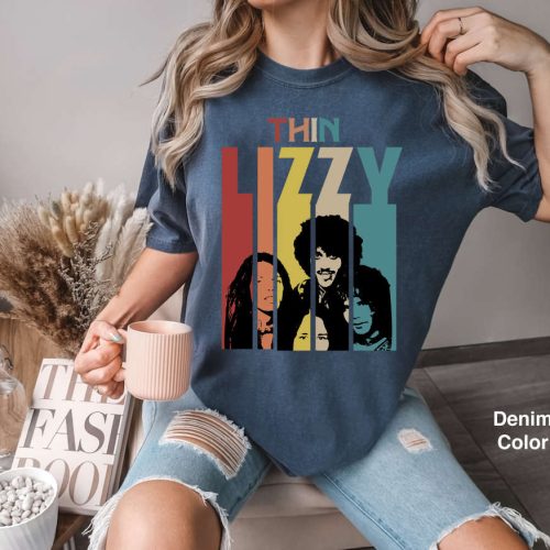 Thin Lizzy Retro Vintage T-Shirt – Funny Music Band Gift Shirt 2024