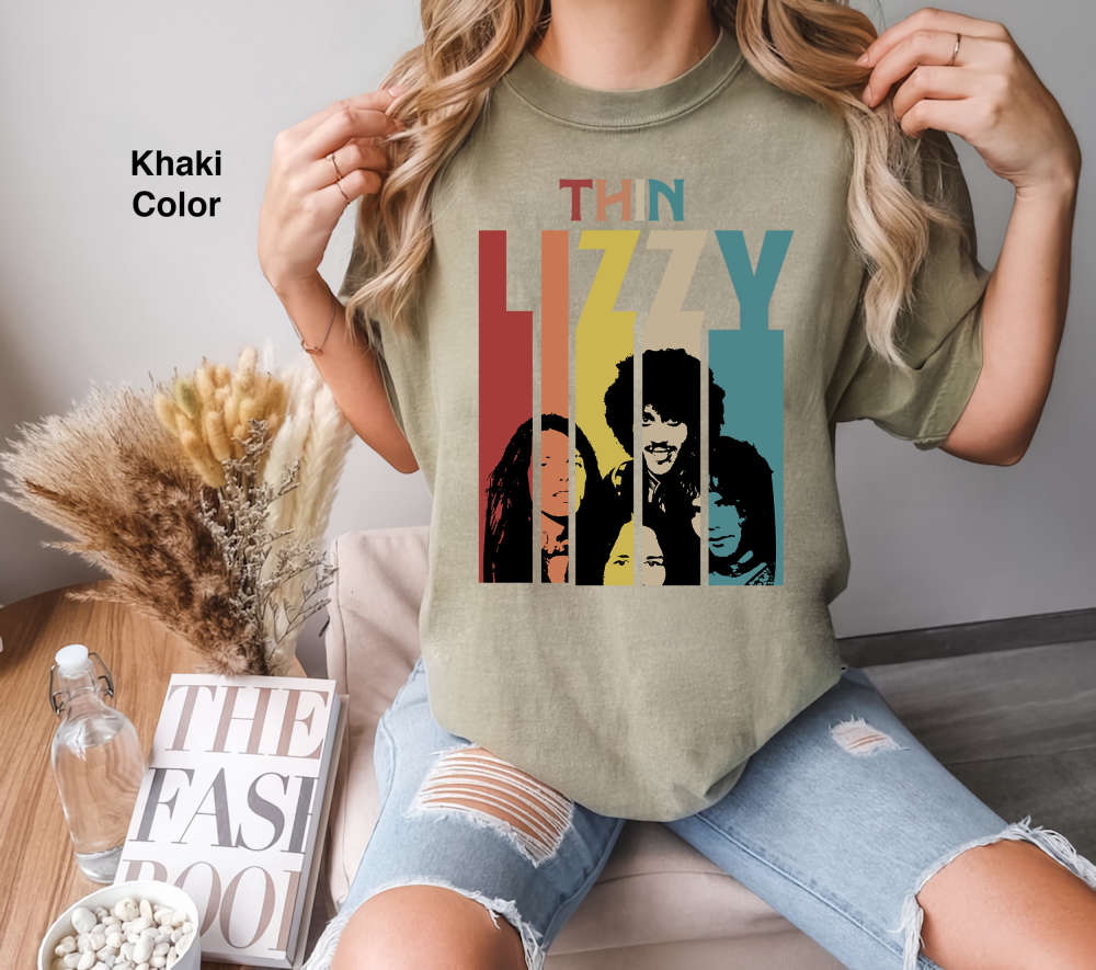 Thin Lizzy Retro Vintage T-Shirt – Funny Music Band Gift Shirt 2024
