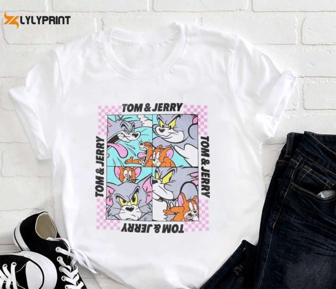 Tom And Jerry Cat And Mouse Funny T-Shirt, Tom And Jerry Shirt Fan Gifts, For Men Women 1