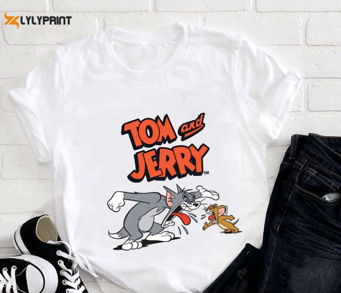 Tom And Jerry Throwback T-Shirt, Tom And Jerry Shirt Fan Gifts, For Men Women 1