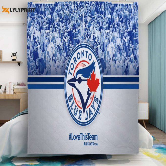 Toronto Blue Jays Russell Bird Fans Gift For Fan 3D Full Printing Quilt Home Decor 2024 Gifts Home Decor 2024 Gifts 1