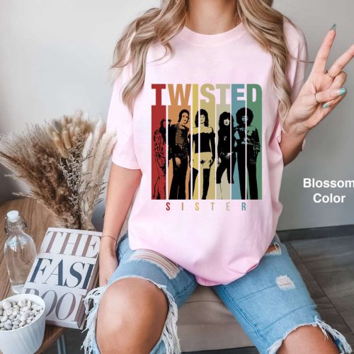 Vintage Twisted Sister T-Shirt: Retro Funny Band Shirt for Music Lovers – Gift Tee 2024