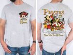 Disneyland Pirates Shirt – Mickey and Friends Two-Sided Pirates of the Caribbean Dead Men Tell No Tales – Family Cruise Trip 2024