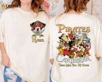 Disneyland Pirates Shirt – Mickey and Friends Two-Sided Pirates of the Caribbean Dead Men Tell No Tales – Family Cruise Trip 2024