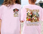 Disneyland Pirates Shirt – Mickey and Friends Two-Sided Pirates of the Caribbean Dead Men Tell No Tales – Family Cruise Trip 2024