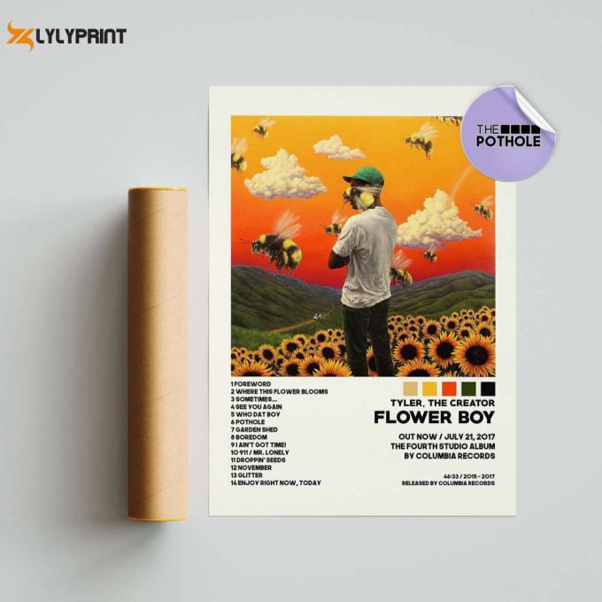 Tyler, The Creator Poster / Flower Boy Poster / Album Cover Poster Poster Print Wall Art, Custom Poster, Home Decor, Tyler The Creator 1