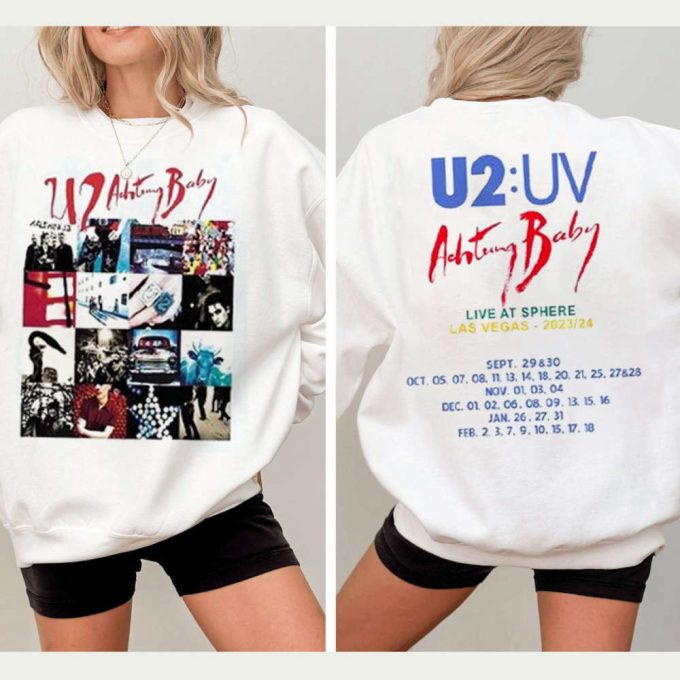 U2 Achtung Baby Tour 2024 Shirt, Signature U2 Band Shirt, For Men Women 2