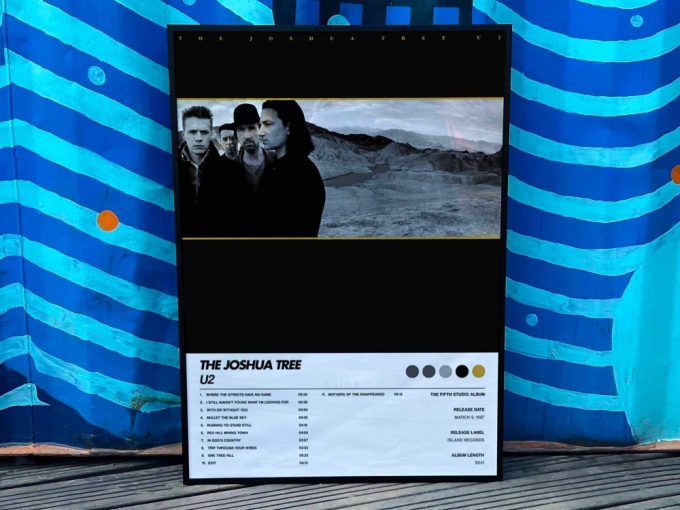 U2 &Quot;The Joshua Tree&Quot; Album Cover Poster #6 3