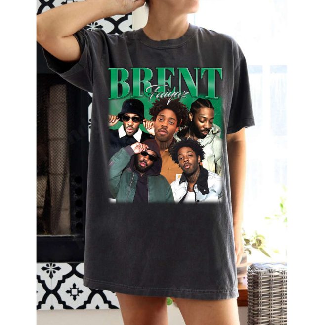 Unisex Brent Faiyaz T-Shirt Brent Faiyaz Shirt Brent Faiyaz Tees Brent Faiyaz Sweater Brent Faiyaz Unisex Actor Shirt Famous T-Shirt 2