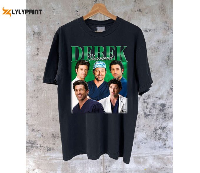 Unisex Derek Shepherd T-Shirts Derek Shepherd Shirt Derek Shepherd Tees Derek Shepherd Hoodie Derek Shepherd Sweatshirt Vintage T-Shirt 1