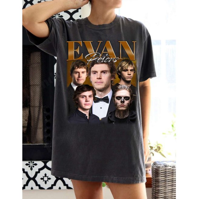 Unisex Evan Peters T-Shirts Evan Peters Shirt Evan Peters Tees Evan Peters Merch Famous Shirt Tee Cute Character T-Shirt 2