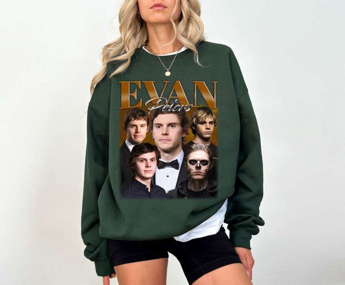 Unisex Evan Peters T-Shirts Evan Peters Shirt Evan Peters Tees Evan Peters Merch Famous Shirt Tee Cute Character T-Shirt 3