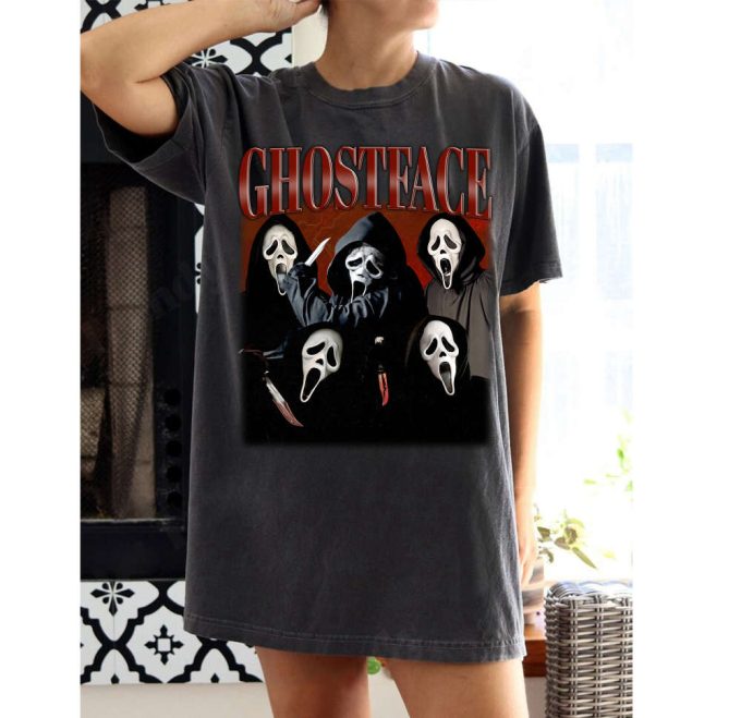 Unisex Ghostface T-Shirt Ghostface Shirt Ghostface Tees Ghostface Sweater Shirt Unisex T-Shirt Gifts Men 2