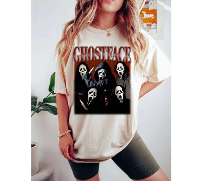 Unisex Ghostface T-Shirt Ghostface Shirt Ghostface Tees Ghostface Sweater Shirt Unisex T-Shirt Gifts Men 3