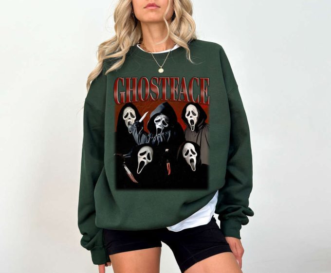 Unisex Ghostface T-Shirt Ghostface Shirt Ghostface Tees Ghostface Sweater Shirt Unisex T-Shirt Gifts Men 4