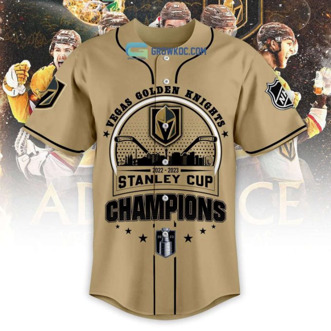 Vegas Golden Knights Baseball Jersey Custom For Fans Bj0125 3