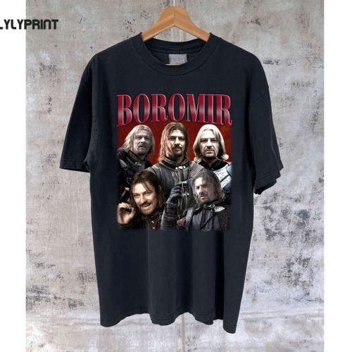 Vintage Boromir T-Shirt Boromir Character Shirt Boromir Tees Boromir Sweater Boromir Unisex College  Unisex T-Shirt