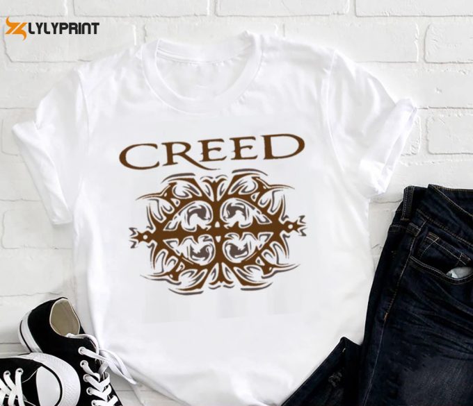 Vintage Creed Band Logo T-Shirt, Creed Band Fan Gift Shirt, Creed 2024 Tour Unisex Shirt, For Men Women 1