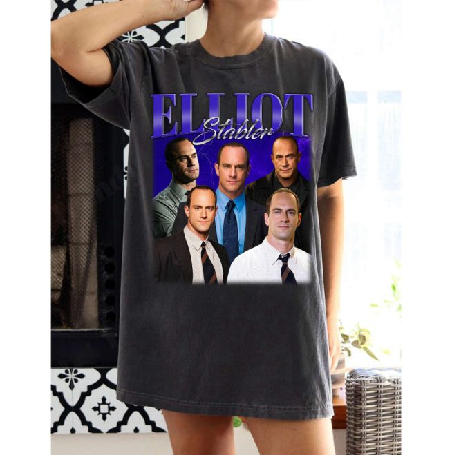 Vintage Elliot Stabler T-Shirts Elliot Stabler Shirt Elliot Stabler Tees Elliot Stabler Merch Couples T-Shirt Character T-Shirt 2