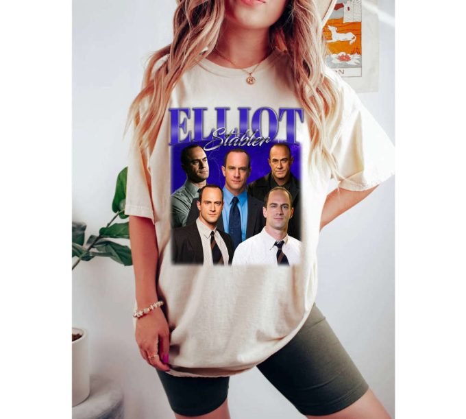 Vintage Elliot Stabler T-Shirts Elliot Stabler Shirt Elliot Stabler Tees Elliot Stabler Merch Couples T-Shirt Character T-Shirt 3