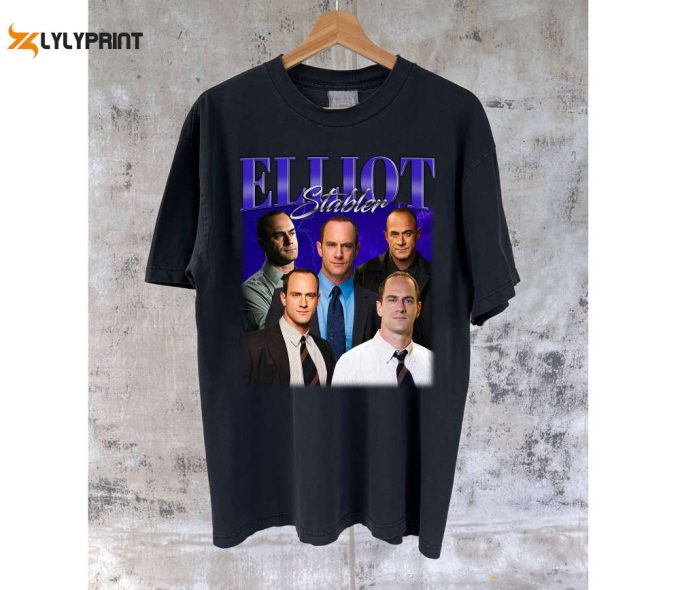 Vintage Elliot Stabler T-Shirts Elliot Stabler Shirt Elliot Stabler Tees Elliot Stabler Merch Couples T-Shirt Character T-Shirt 1