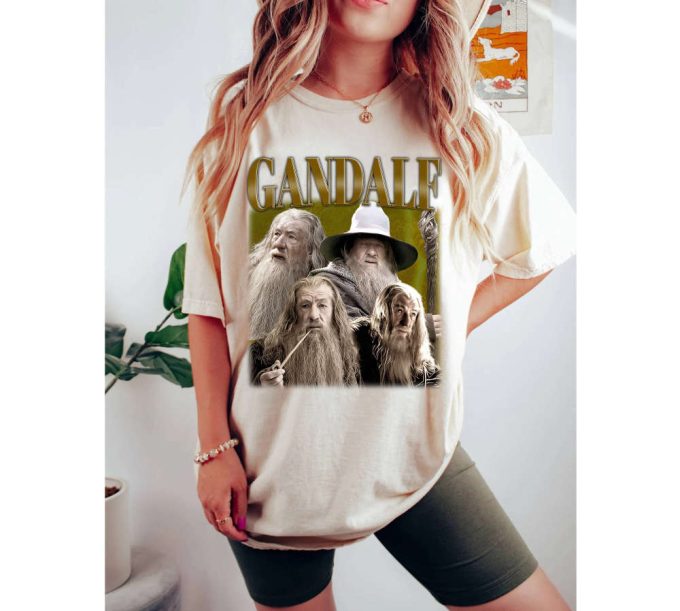 Vintage Gandalf T-Shirt Gandalf Shirt Gandalf Tees Gandalf Sweater Vintage Movie Vintage Unisex T-Shirt 3