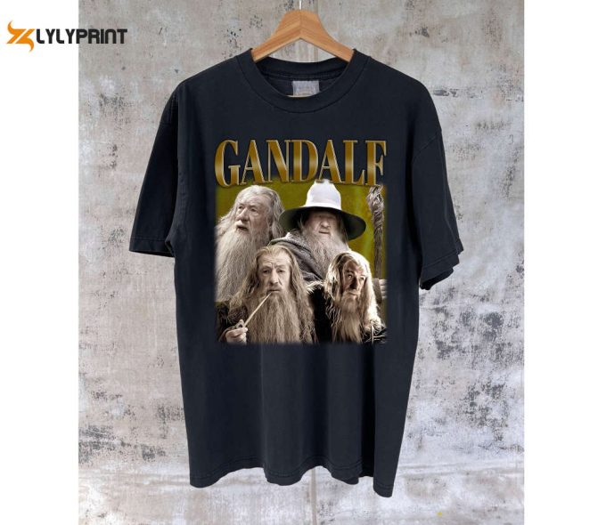 Vintage Gandalf T-Shirt Gandalf Shirt Gandalf Tees Gandalf Sweater Vintage Movie Vintage Unisex T-Shirt 1