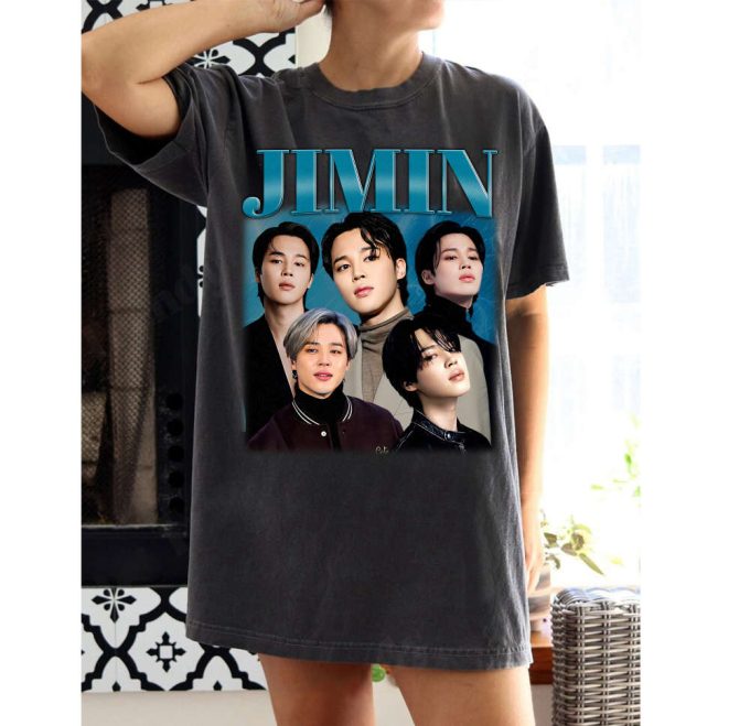 Vintage Jimin T-Shirt Jimin Shirt Jimin Tees Jimin Sweater Vintage Unisex Unisex T-Shirt 2