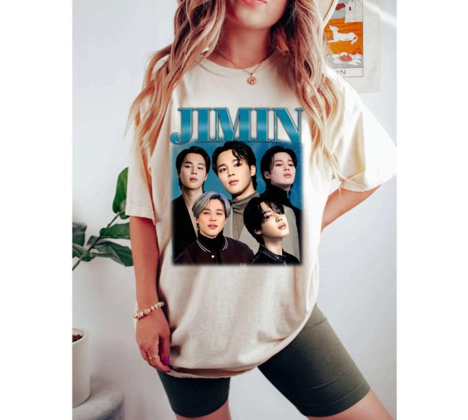 Vintage Jimin T-Shirt Jimin Shirt Jimin Tees Jimin Sweater Vintage Unisex Unisex T-Shirt 3