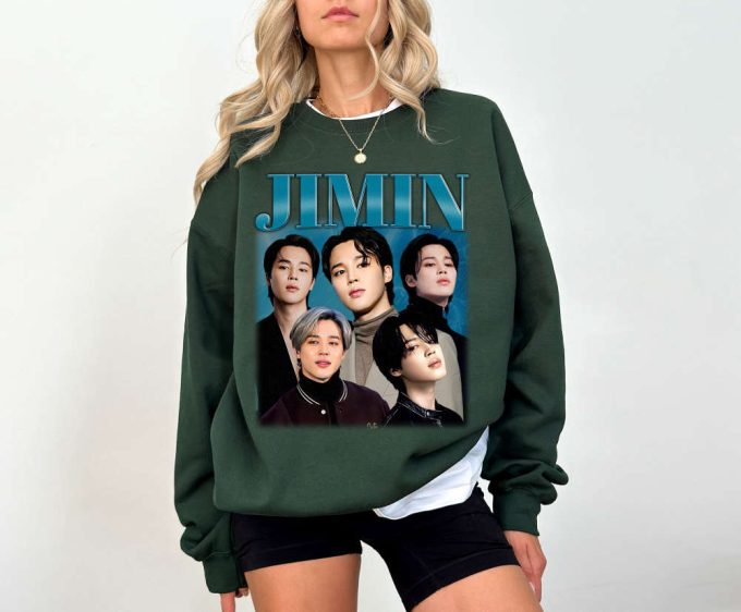 Vintage Jimin T-Shirt Jimin Shirt Jimin Tees Jimin Sweater Vintage Unisex Unisex T-Shirt 4